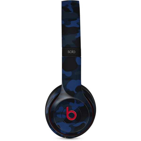 Skinit Decal Audio Skin Compatible with Beats Solo 3 Wireless - Blue Street Camo Design