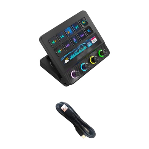 Wide Compatibility Visual Keyboard Featuring Rotary Knob Programmable Keys Small Keypad Ergonomic Keypad