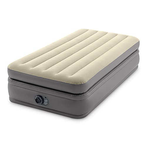 Intex 64161ED Twin Prime Comfort Elevated Air Mattress: Fiber-Tech – Twin Size – Built-in Electric Pump – 20in Bed Height – 300lb Weight Capacity by Intex - Used condition - Image 3