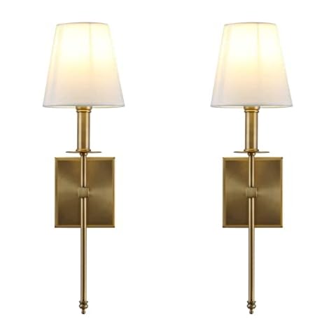 DCOC Wall Sconces Battery Operated Wall Lamp Set Of 2 Dimmable,Battery Powered Wall Light Fixtures With Remote Control-non Hardwired Sconce-Easy To Install-for Bedroom Farmhouse Bedside Reading Light Cover