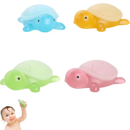 4 piezas de jabón de aceite esencial hecho a mano Little Turtle con bonito jabón hidratante de tortuga, ingredientes naturales y jabón aromático