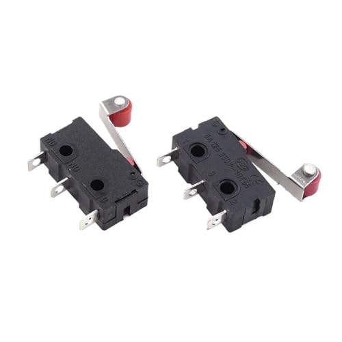 Mini micro-interrupteur 3 broches fin de course à galet pour modélisme et CNC
