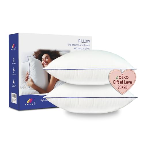 Wuuyuef 20x20 Pillow Inserts Set of 2 – Firm...