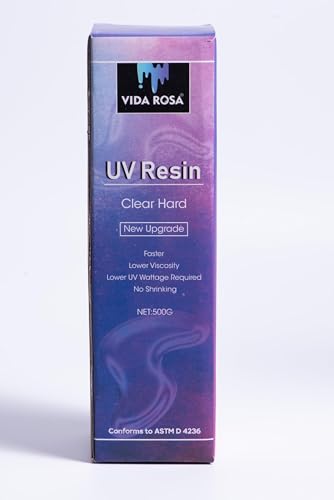 Miniatura 8 de 500g Resina Uv Transparente Tipo Duro Nueva Fórmula Un Minuto Curado Rápido Ultravioleta Solar Pegamento Resina Epoxi Para Moldes Joyas Colgantes Aretes Pulseras Manualidades Diy