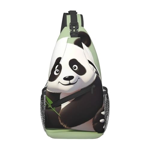 Bolso Cruzado para Hombre Tipo Sling Negro miniatura 1