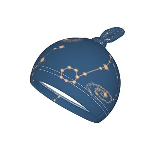 Space Galaxy Constellation Zodiac Star Newborn Baby Swaddle Blanket Baby Receiving Blankets Baby Stuff Soft And Stretchy Wrap Baby Swaddle Sack For Infant Boy Girl Gifts With Beanie Hat Sets #TOP7