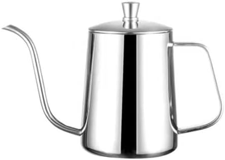 Bule Inox Bico Fino Ganso 600ml Prata - Elegante e Prático