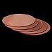 Xuulan Pure Copper Sheet Copper Disc Round Plate Sheet Dia. 50mm 100mm 150mm 200mm Thick 0.8mm 1mm 1.5mm 2mm 2.5mm 3mm(2x50mm (2pcs))