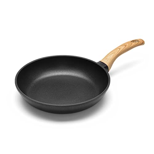 IRIS USA, Inc. Cast Aluminum Nonstick Frying Pan Skillet with Soft Touch Handle, 10 inch Fry Pan