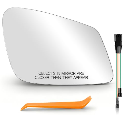 AUTOKAY Right Passenger Side Mirror Glass Fits for BMW 528i 535d 535i 550i
