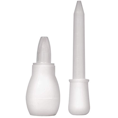 Kit Aspirador Nasal Com Conta Gotas, Buba, Branco, Tamanho único