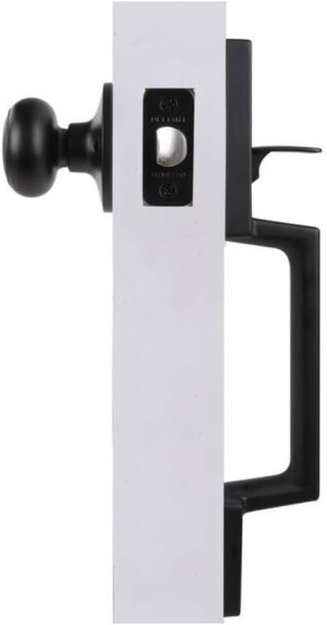 Defiant Vancouver Matte Black Entrance Door Handleset with Interior Knob