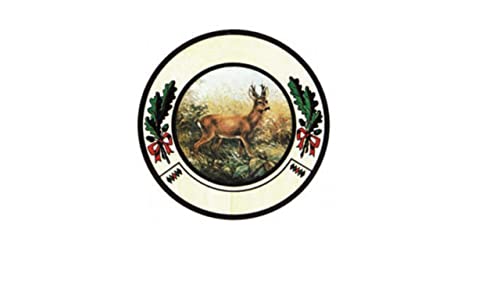Jehn Ehrenscheibe Rehbock ohne Beschriftung, Unisex - Erwachsene, 5-Farbig, 30 cm Cover