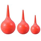 SUPVOX 3 pcs Oreille Ampoules Oreille De Lavage Squeeze Bulbes En Caoutchouc D'aspiration Sucker