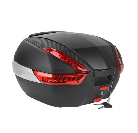 Jdr Polypropylene Motorcycle/Bike Top Box/Top case with Universal