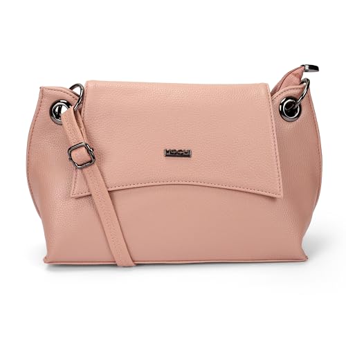 Image of Mochi Women Casual Faux leather Soft Body Magnet closure Solid Sling Bag