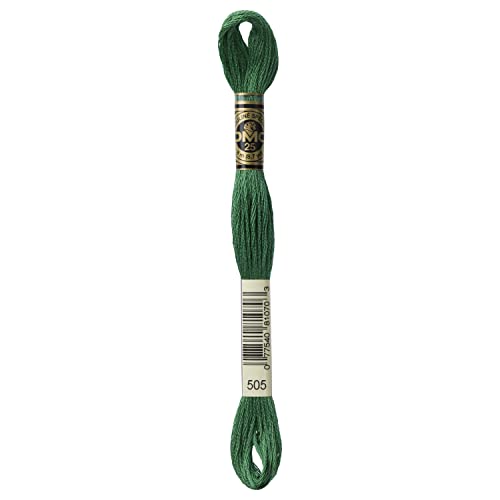 Image of DMC 6-Strand Embroidery Cotton Floss, Jade Green