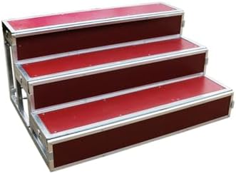 Choral Risers Choir Stairs Riser Platform Stage Anti Slip Singing Steps School Church Theater Concert,Folding Choir Stairs Platform - Portable Stage Stand for Easy Setup, Space-Saving Storag
