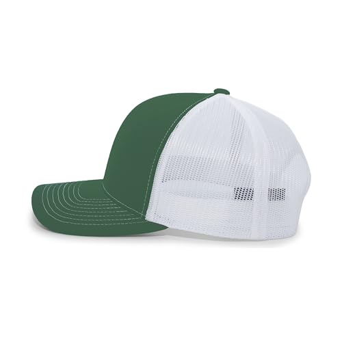 Image of Pacific Headwear Contrast Stitch Trucker Snapback