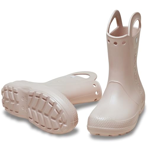 Image of Crocs Kids' Handle It Rain Boots | Waterproof Slip On Shoes | Kids' Rain Boots