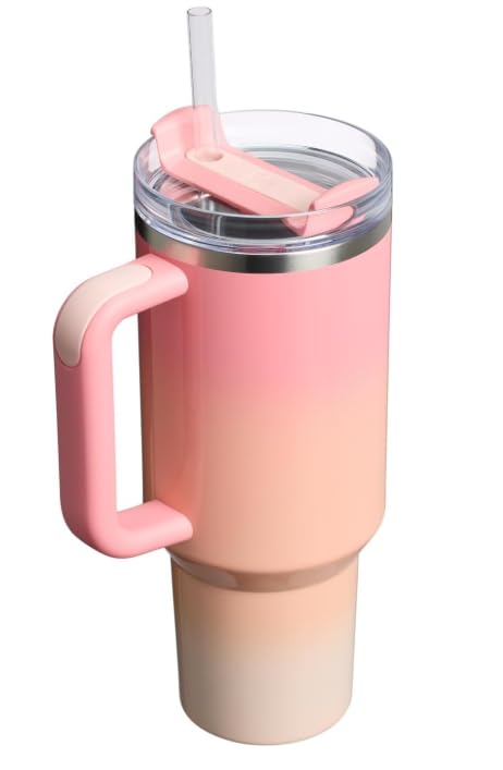 Lake Life Personalized Stanley Cup Custom Engraved Insulated Tumbler with Straw Vacuum Travel Mug Gift for Women Men