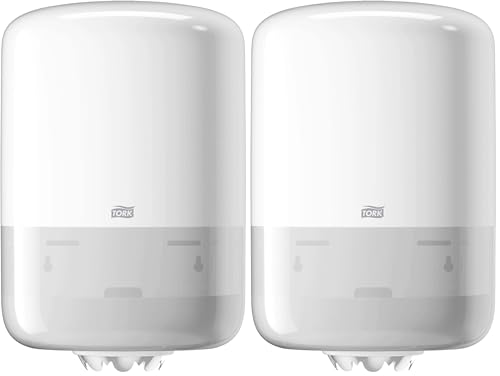 Distributeur M2 Tork 559000 blanc idéal pour l'hygiène des cuisines et des ateliers professionnels