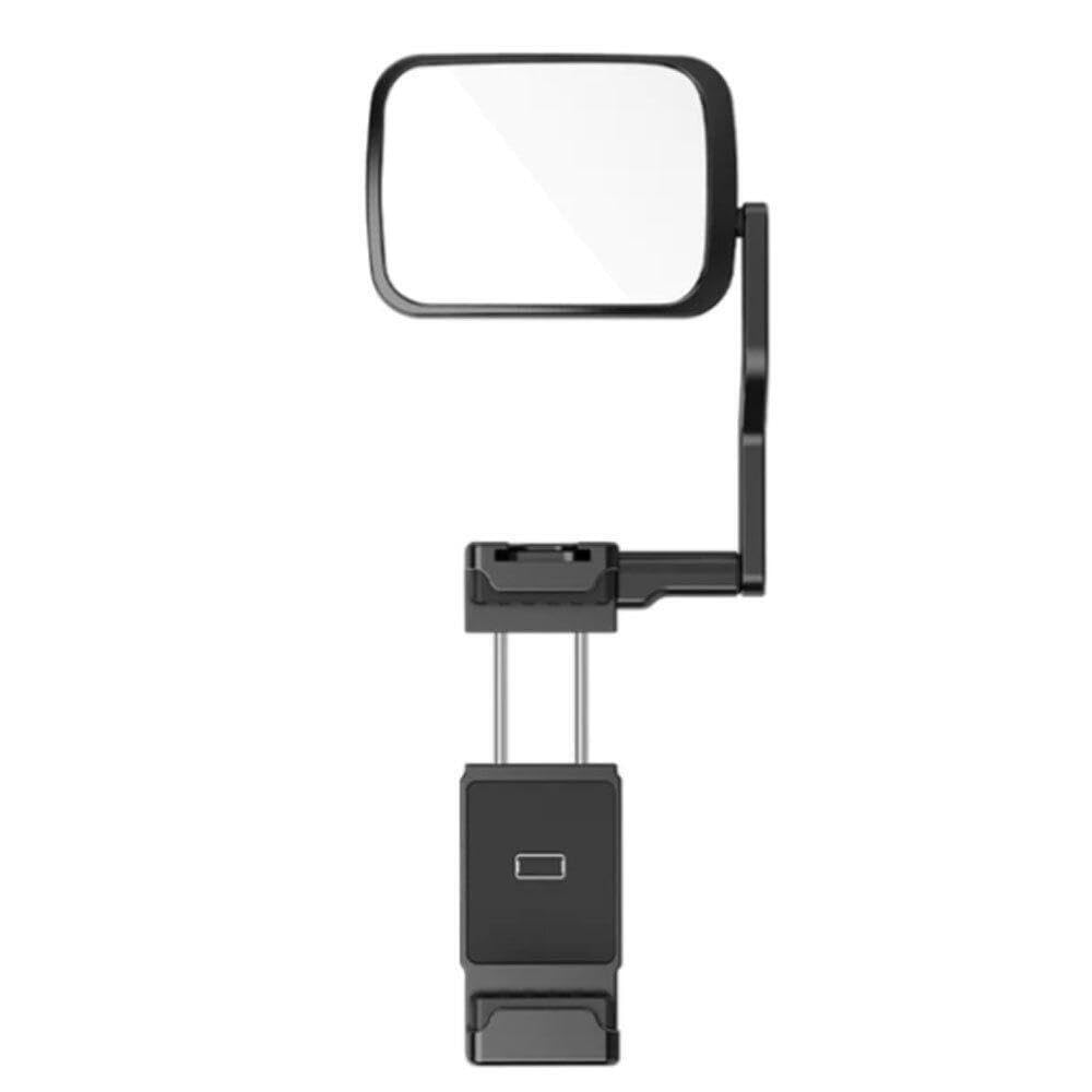 Zacisk do smartfona zestaw lusterek do selfie 360 regulowany uchwyt na telefon Vlog wspornik transmisji na żywo z zimną stopką
