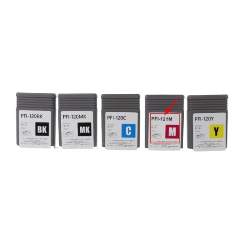Cartouche PFI-121 M réservoir encre pigment magenta 130 ml compatible Canon PFI-120