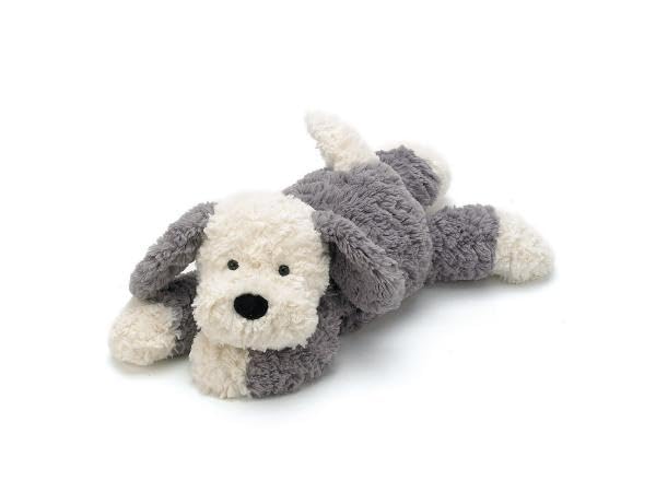 Jellycat Tumblie Sheep Dog Medium - L: 11 cm x l: 35 cm x h: 12 cm, Grey, 11 cm x 35 cm x 12 cm