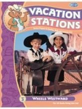 Paperback Wheels Westward (Vacation Stations) Book