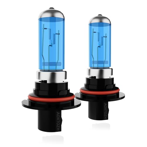 Image of HeadLight Bulbs Fit for 2000-2004 Ford Excursion,9007 High Low Beam Light Bulbs,Halogen HeadLights,300% Brightness,Plug and Play,6000K White,2 Pcs