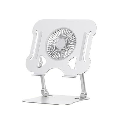Laptop Stand with Computer Cooling Fan 16 Inch Aluminum Alloy Bracket for Gaming Notebook