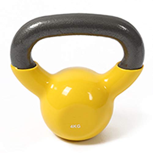 Pesa Rusa Hierro Fundido 4-30 Kg - Kettlebell con Base Antideslizante,Entrenamiento Muscular Equipamiento Deportivo para El Hogar Pesas De Gimnasia Entrenamiento De Fuerza
