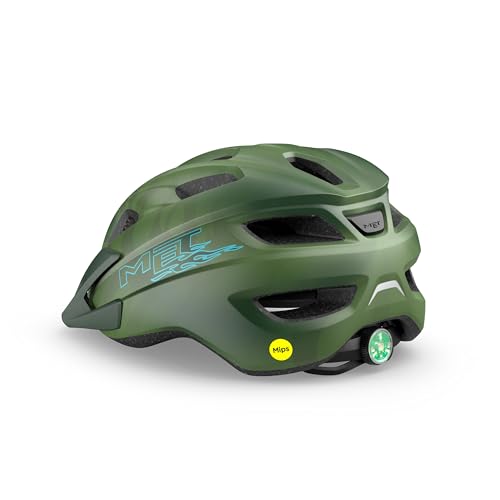 MET - Crackerjack MIPS Children's Cycling Helmet In Green One Size (52-57 cm) - Image 2