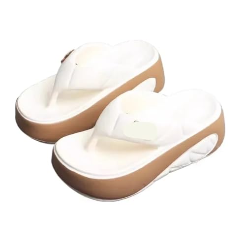 Flip Flops for Women Women's Pinch Toe Slippers, Beach Slippers, Summer Outdoor Platform Footwear(Green,39)2