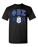 Phi Beta Sigma Print T-Shirt (X-Large, Black)