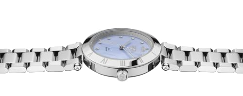 Vivienne Westwood Montagu Ladies Quartz Watch with Blue Dial & Silver Stainless Steel Bracelet VV206BLSL3