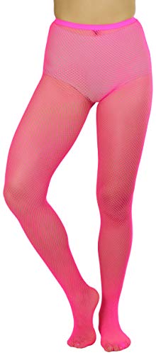 ToBeInStyle Women’s Sexy Vibrant Fine Classic Fishnet Full Footed Pantyhose