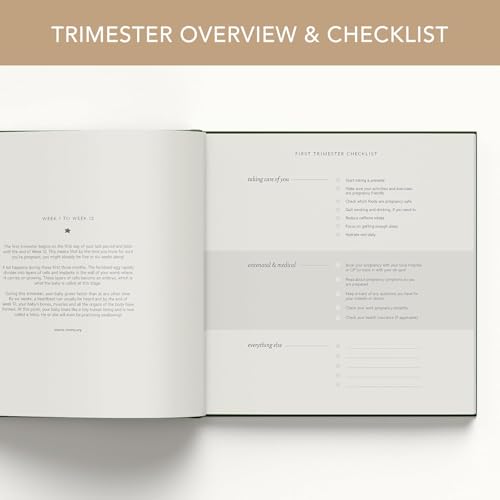 Diario de embarazo para registrar momentos especiales y fotos de tu viaje 5
