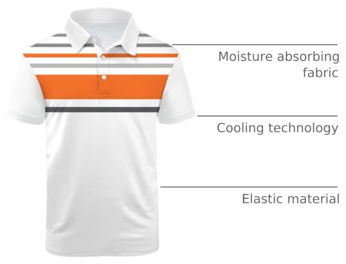 Image of ZITY Golf Polo Shirts for Men Short Sleeve UPF 50+ Athletic Tennis T-Shirt