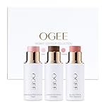 Ogee Face Stick Radiant Collection Trio - Contour Stick Makeup Collection - Certified Organic Contour Palette - Includes Bronzer Stick, Blush Stick & Highlighter Stick