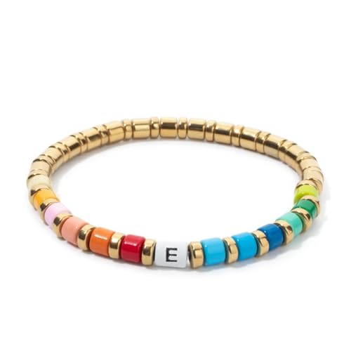 Pulsera de cuentas ajustable que no aprieta de estilo boho punk