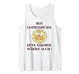 lustiger Party Spruch Bier, Bierdeckel, Mein Gaspreisdeckel Tank Top