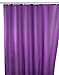 Produktbild WENKO Anti-Schimmel Duschvorhang Uni Purple - Anti-Bakteriell, waschbar, mit 12 Duschvorhangringen, Polyester, 180 x 200 cm, Lila