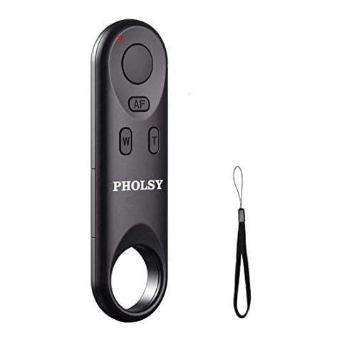 PHOLSY Wireless BR-E1 Bluetooth Camera Remote Control Compatible with Canon R7, R10, R3, R5C, R6, RP, 90D, 200D, 200D-II, 250D, 6DII, 77D, 800D, 850D, M6II, M50, M50II, M200, G5X-II, G7X-III, SX70HS Cover