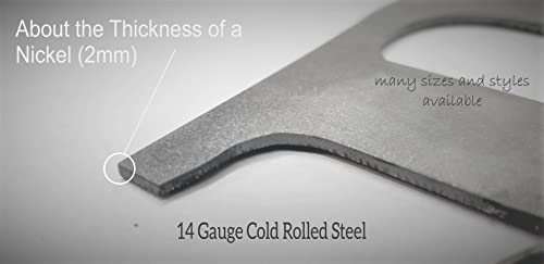 Metal Letter – Q – Large Monogram – Wall Hanging – Cursive – Indoor and Outdoor Use