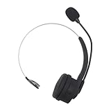 casque char Compatibilité universelle: ce casque Bluetooth pour centre d'appels peut se connecter à des ordinateurs, des téléphones, des ordinateurs de bureau et d'autres appareils dotés de périphériques Bluetooth pour obtenir une communication , stable et fluide sans bourrages ni retards.