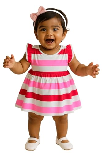 Image of Clothe Funn New Born Baby Girl Dress Knee Length