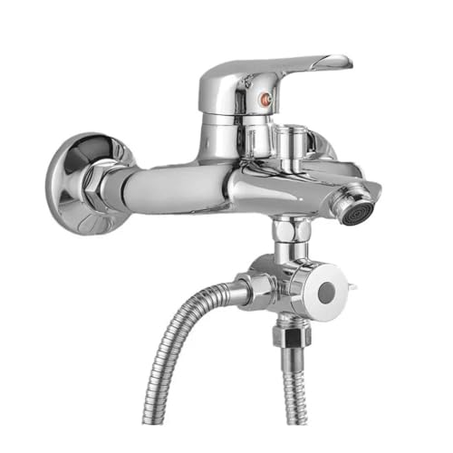 Accessoires de douche avec vanne de dérivation réglable G1/2 noir - 8