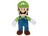 Age : 3 ans et plus cavernedesjouets Peluche Luigi 24 cm - Plombier - Set Doudou Collection Mario Classique Enfant et Une Carte Tigre